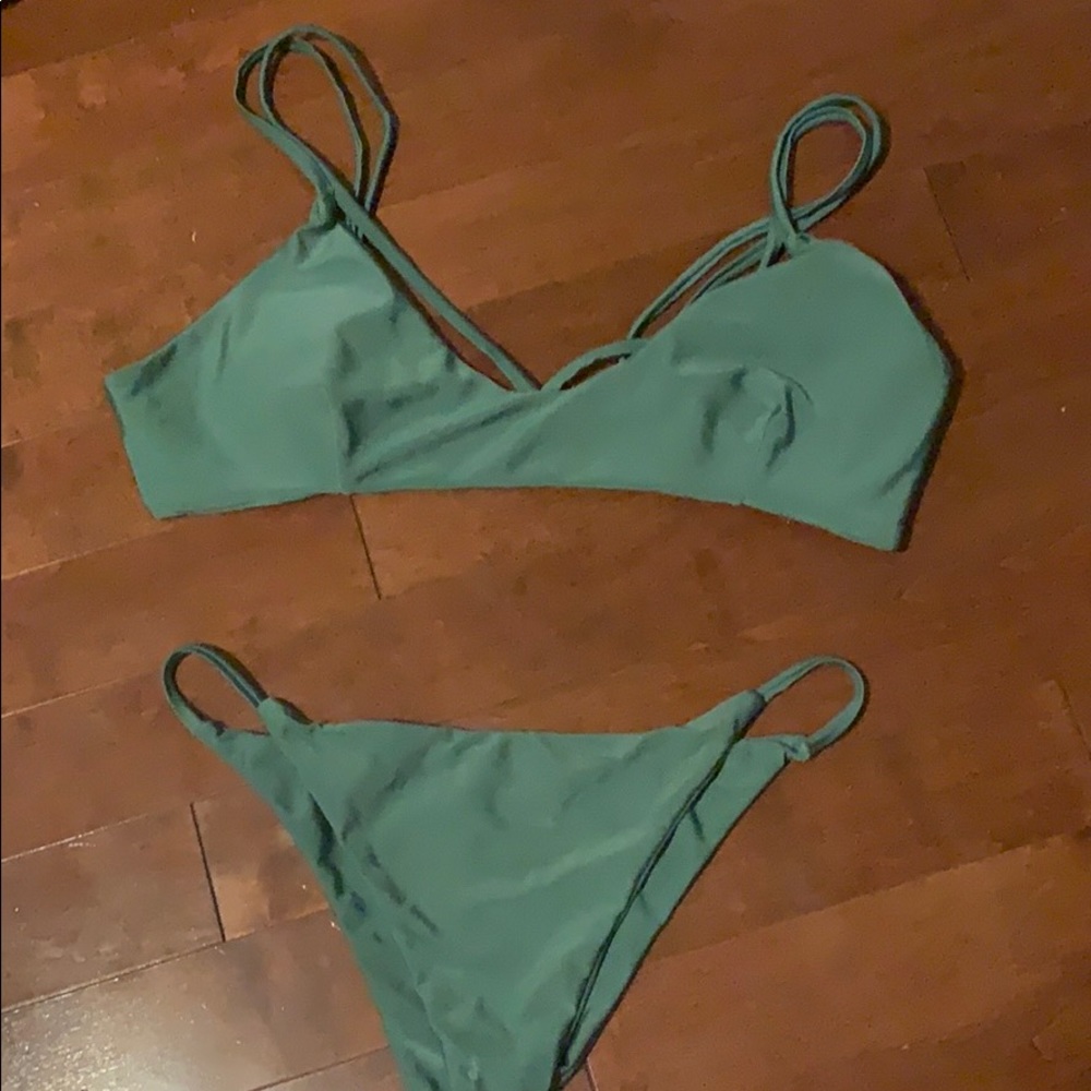 Green bikini